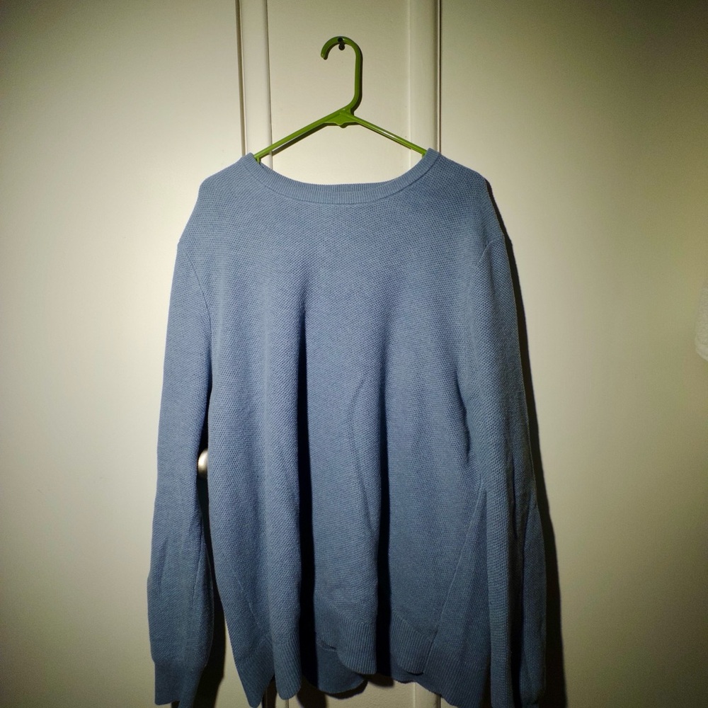 Goodfellow & Co Blue Crewneck Sweater Classic Knit